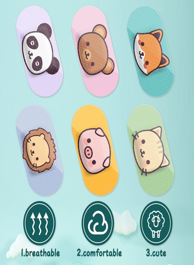 AndicAge Kids Adhesive Bandages, 120pcs Cute Cartoon Bandage Disposable Breathable Waterproof Bandage for Boys Girls Toddlers, 38mm*19mm - Image 5